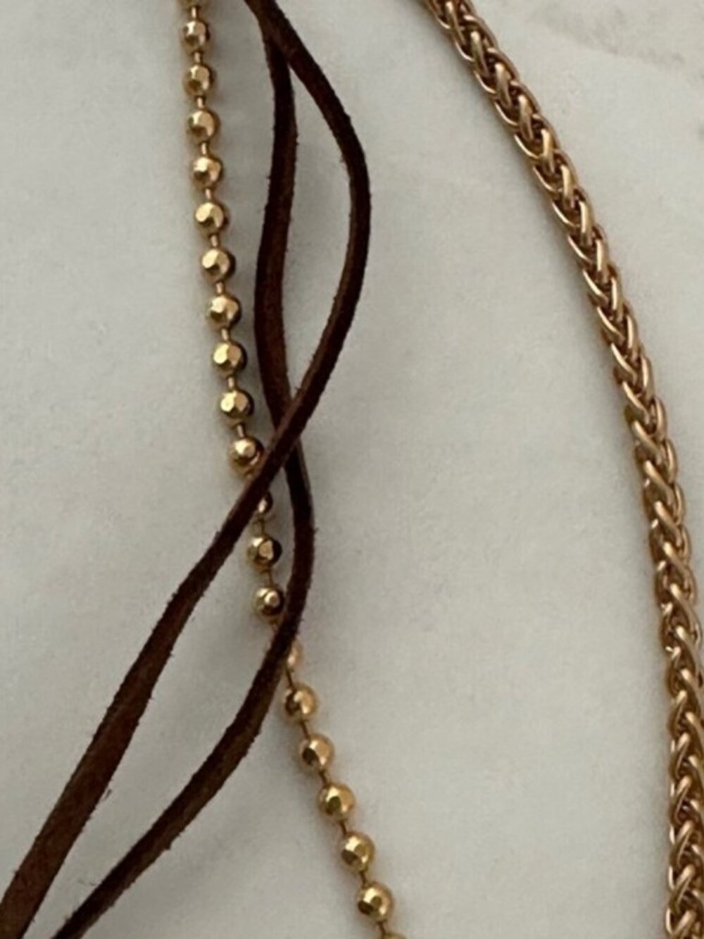 Free People Multi Strand Layered Pendant Necklace - Picture 7 of 9